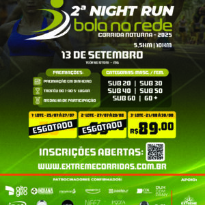INGRESSO ( 3º LOTE CORRIDA 10KM )