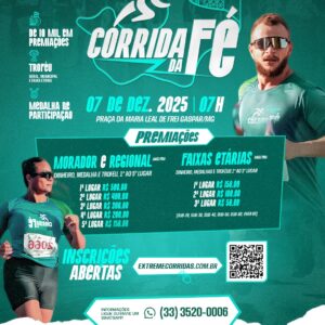INGRESSO 3º LOTE ( CORRIDA 5K - ATLETA MORADOR DE FREI GASPAR )